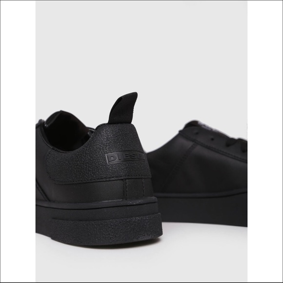 Men’s Diesel S Clever Low Black Leather Shoes 8.5 - Picture 3 of 14